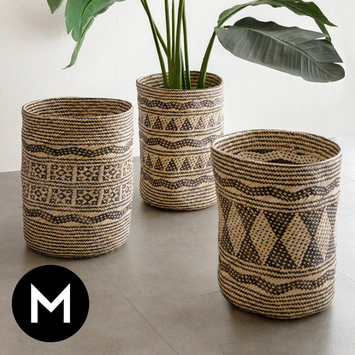 楽天市場 プランターカバー 筒型 ラタン製 深型タイプ M 上径26cm 高さ38cm 鉢カバー 7号鉢 屋内 室内 プランツバスケット 植木鉢カバープランター 植木鉢 バスケット 収納バスケット おしゃれ 北欧 アジアン雑貨 アジア工房