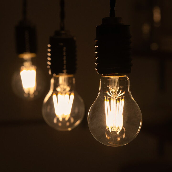 楽天市場 Led電球 レトロランプ エジソン型 梨型 電球色 ミニサイズ 直径6cm E26 クリア 電球 小さめ エジソン電球 エジソン球 フィラメント 裸電球 照明 ペンダントランプ ペンダントライト おしゃれ ヴィンテージ インダストリアル アジア工房