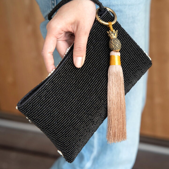 楽天市場】タッセル キーホルダー パイナップルモチーフ 全長約21cm 5 