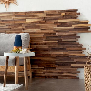 楽天市場 ウォールパネル 天然木 ブラックウォールナット ウッドタイル 壁用 ジョイント式 ウッド 木製 約 W 60cm D cm H 1 1cm 840 壁材 木材 壁紙 壁面 パネル 板壁 壁板 壁木 Diy 模様替え ウッドパネル 北欧 ブルックリン インダストリアル