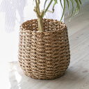 【最大2000円クーポン】 プランターカバー シーグラス プランターポット Lサイズ 9号 造花 ナチュラル アジア雑貨 ア…