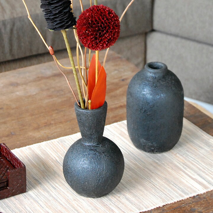 楽天市場】アンティーク調アジアン フラワーベース 3型3色展開 花瓶  