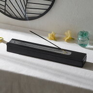 お香立て お香皿 マホガニーウッド 木製 横置 インドネシア製 約 W 36 × D 6 × H 4 cm お香スタンド イ…