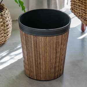 ゴミ箱 ダストボックス ごみ箱 ラウンド 円形 パームリディ 天然素材 約 W 25.5 x D 25.5 x H 28 屑入れ くず入れ バスケット プランターカバー ボックス リビング ダイニング 寝室 キッチン おしゃ