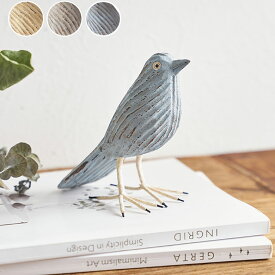 小鳥 オブジェ アジアン雑貨 ガーデニング雑貨 鳥 置物 天然木 鳥の置物 おしゃれ バリ島 置き物 インテリア雑貨 木製 アニマル 卓上 W13×D5×H12cm 北欧 木製オブジェ リゾート インテリア アジアン バリ 雑貨 リゾート インテリア バリ島のアジアンオブジェ [14167]