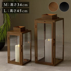 【SALE期間限定20%OFFクーポン】 ランタン型 キャンドルホルダー Mサイズ Lサイズ ガラス アイアン キャンドルランタン 北欧 アンティーク ティーライト キャンドルホルダー ろうそく LEDキャンドル 間接照明 インテリア 撮影小物 玄関 置き物 アジアンランタン[6726]