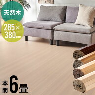 軽量 ウッドカーペット 本間 6畳用 約285×380cm JS-80シリーズ 1梱包タイプ・あす楽対応品 低ホルマリン…