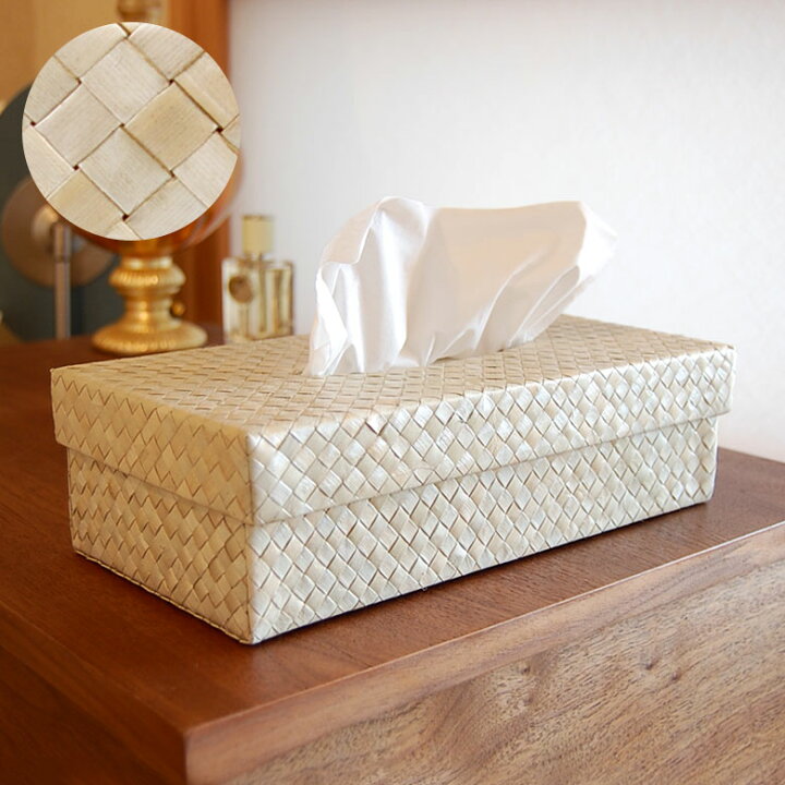 楽天市場 パンダンで編まれたアジアンティッシュケースカバー ナチュラル色 バリ雑貨 アジア雑貨 アジアン雑貨 バリ島 ティッシュケース ティッシュカバー ティッシュボックス カバー おしゃれ エスニック かわいい ケース ティッシュボックスカバー 8403 アジア工房