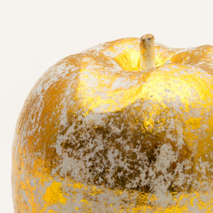 楽天市場 オブジェ ウッド 木製 木彫り 天然木 アップル りんご リンゴ フルーツ 果物 シルバー 銀 ゴールド 金 W 7cm D 7cm H 8cm 置物 インドネシア バリ ハロウィン クリスマス ディスプレイ オーナメント インテリア 店舗 リゾート 北欧 南国