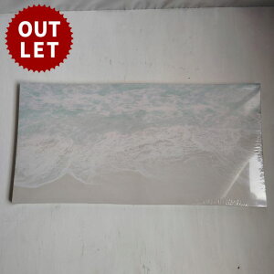 【最大500円クーポン】 訳あり アウトレットアートパネル 海 波 海岸 砂浜 海辺 キャンパス パネル 約 W 80cm D 40cm H 2.7cm 風景 アート キャンパスアート 爽やか サーフ 絵画 壁掛け 壁飾り アー