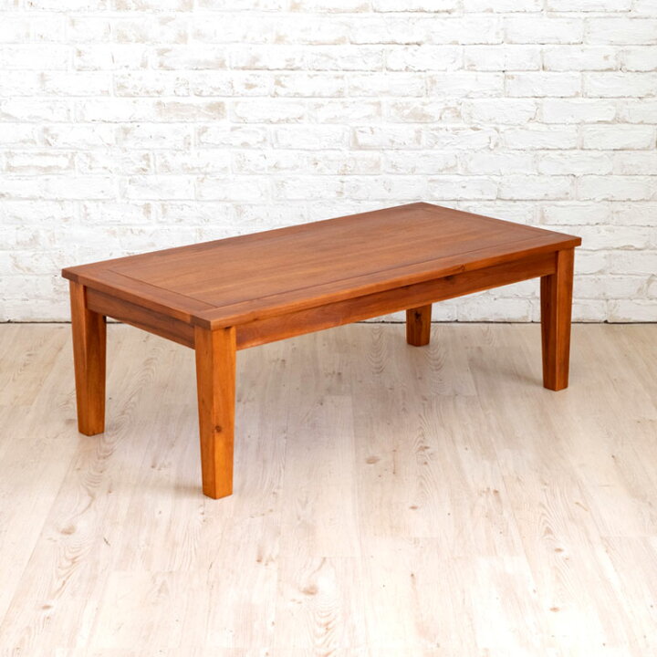 楽天市場】センターテーブル ローテーブル 木製 長方形 110×55cm 