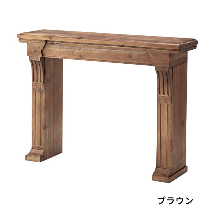楽天市場】マントルピース 飾り棚 天然木 木製 杉 約 約 W100cm D26cm 