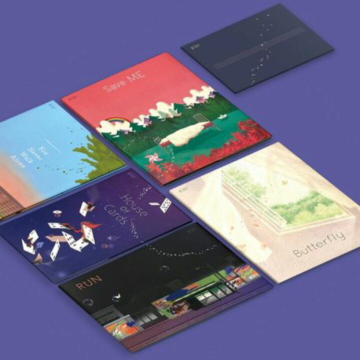 楽天市場】アートブック/ GRAPHIC LYRICS (BTS) NEW Package ＜5冊 