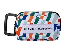 台湾スターバックス/ BEAMS チェックパターン ミニポーチ 台湾版　スタバ台湾 海外スタバ 限定 スターバックスコーヒー STARBUCKS 星巴克 おしゃれ ビームス コラボ