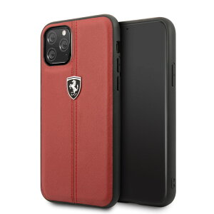 FERRARI-HARDCASEWVERTICALCONTRASTEDSTRIPEREDIP11PRO