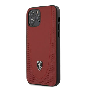 FERRARI HC OFF TK STITCH LINE&PERF LEATHER RED IP12 MAX/PRO