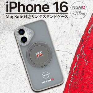 iPhone16 iPhone16Pro P[X GT-R NISMO Jo[ MagsafeΉ Y GTR jX O[ iPhone wʃP[X CX[d }OZ[t OX^h 