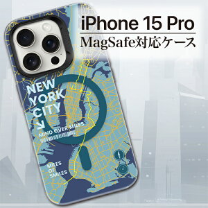 iPhone 15Pro �P�[�X MagSafe�Ή� �j���[���[�N �f�U�C�� �ϏՌ� MagSafe�P�[�X �X�}�z�P�[�X �J�o�[ ������� ���������� �A�����J �s�s �M�t�g �v���[���g ���C�����X�[�d�Ή� ���^ �y�� TPU PC �n�C