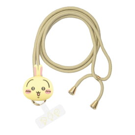 ちいかわ スマホ ショルダーストラップ ストラップホルダー マスコット 付き キャラクター グッズ うさぎ iPhone Android 携帯 スマホ 携帯ストラップ ショルダー 肩掛け 首掛け 首かけ 斜めがけ ネックストラップ
