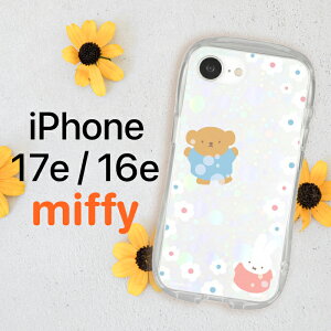 iPhone17e 16e �P�[�X �~�b�t�B�[ �N���A�P�[�X �L���L�� �V�[�g�t ���킢�� ������� ������ �{���X miffy �L�����N�^�[ �O�b�Y �X�}�z �X�}�z�J�o�[ 2way �G�A�N�b�V���� �n�C�u���b�h �ی� �Ϗ�