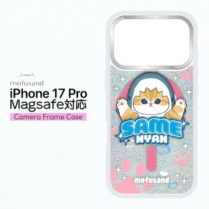 ySS|Cg10{ziPhone17Pro P[X tTh mofusand  CZX 킢 Tɂ LINEX^v LN^[ NA LL Ci[V[g 2WAY  TPU MagSafeΉ ϏՌ