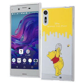 Xperia XZ XperiaXZs ディズニー カバー ケース 耐衝撃 透明 パネル 交換 軽い SO-01J SO-03JSOV34 SOV35 601SO 602SO docomo au softbank プーさん