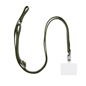 スマホショルダー スマホ ショルダー ストラップ ベルト 斜めがけ スマホケース ショルダータイプ ショルダーストラップ 140CM 落下防止 オリーブ グリーン レザー 合皮