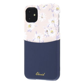 iPhone11 iPhoneXR カバー ケース レザー 革 花柄 可愛い かわいい おしゃれ カード入れ ポケット付き 収納 ICカード対応 スマホケース ネイビー