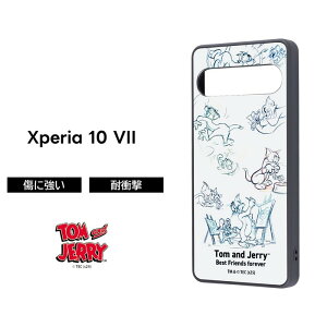 Xperia 10 VII P[X gƃWF[ 킢 Xperia10VII docomo GNXyA10VII Vv  gWF[ Tom&Jerry L lY~ p Jی ϏՌ Ռz ɋ Jo[ nCu