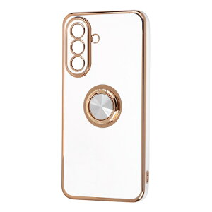 Galaxy A57 5G �P�[�X �V���v�� �����O�t �M�����N�V�[A575G ������� ���킢�� �X�}�z�����O �����h�~ �X�^���h �Ռ��z�� ���ɋ��� �ϏՌ� �ϏՌ��P�[�X �N���A�P�[�X �J�����ی� ���� �z���C�g 