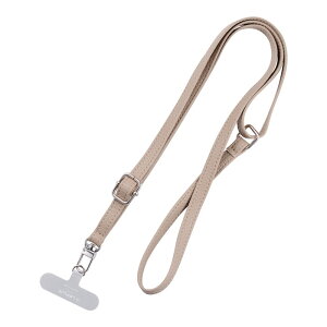 ショルダーストラップ スマホ レザー かわいい 長さ調整 平紐 ステンレスシート 2WAY 斜めがけ 肩掛け 首掛け 多機能 丈夫 落下防止 お出かけ 切れない 太め 強い 女子 女性 iPhone Android スマホ