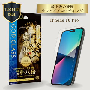 iPhone16Pro �K���X�t�B���� �u���[���C�g �V����K���X 8�{���� 120���ԕۏ� �\��t���L�b�g �ȒP�\��t�� �����Ȃ� �����݌v �ڂɗD���� GOD GLASS �e���_ ���� �T�t�@�C�A