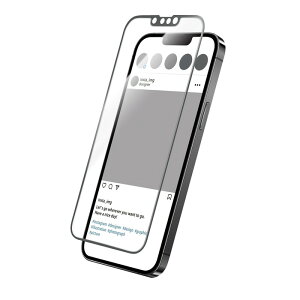 iPhone 14Plus iPhone13ProMax フィルム ガラス 全面保護 フルカバー ダークグレー 硬度10H 高透明 クリア 貼り付けキット付き ソフトフレーム 角割れしない 指紋防止