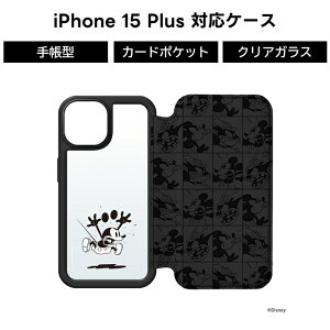 iPhone15 Plus 蒠^P[X ~bL[ fBYj[ wʃNA ϏՌ iPhoneP[X ubN 蒠^ J[h[ |Pbg NAP[X ~bL[tY P[X KX tbvP[X X}z
