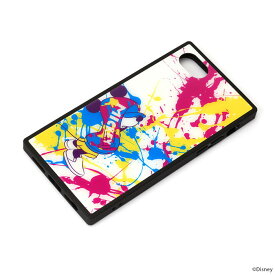 iPhoneSE iphone8 iphone7 6s / 6 ケース ディズニー ガラスハイブリッドケース ミッキーマウス / スプラッシュ