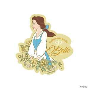 ステッカー シール スマホに挟める かわいい シンプル おしゃれ 韓国 耐水 耐光 ディズニー ベル 美女と野獣