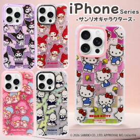 iPhone16Pro ケース サンリオ キティちゃん ポチャッコ クロミ マイメロ キキララ リトルツインスターズ 公式 クリアケース ラメ グリッター キラキラ TPU ソフトケース 耐衝撃 衝撃吸収 ストラップホール付 かわいい アイフォン15プロ カバー ピンク 耐衝撃ケース 保護