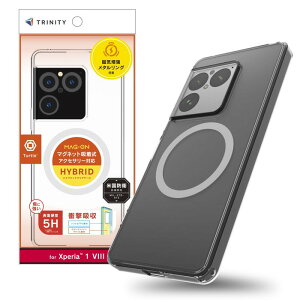 Xperia 1 VIII �P�[�X �N���A �}�O�l�b�g�A�N�Z�T���[�Ή� �G�N�X�y���A1VIII ����Ȃ� MagSafe �Ή� �w�ʃN���A ���� �J�����ی� �����Y�ی� �Ռ��z�� �w�ʃN���A ���ɋ��� �ϏՌ� ���C���� ���^��