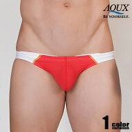 AQUX/アックス Big Logo Bikinis "Red" スイムウェア 競パン メンズ水着 ビキニ型 海パン 男性水着 ビー…