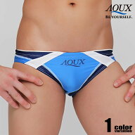 AQUX/アックス Tahitian Guard "Blue" スイムウェア ビキニ型 メンズ水着 競パン 海パン 男性水着 ビーチ…