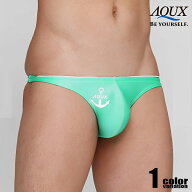 AQUX/アックス V-Back "Mint Green" スイムウェア ビキニ型 メンズ水着 競パン 海パン 男性水着 ビーチウ…