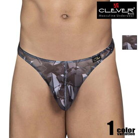 メンズTバック CLEVER/クレバー Tempting Thongs　メッシュ　シースルー 透け 立体縫製 モッコリ Tバック　男性下着　メンズ　パンツ　セクシー