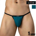 メンズビキニ CLEVER/クレバー Boreas Briefs Color Petrol Blue ハイカットレッグ ハーフバック セクシー男性下着 メ…