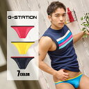 メンズビキニ ブリーフ G-station/ジーステーション 極薄水着系生地　メンズビキニブリーフ 男性下着　セクシー　ロー…