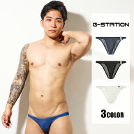 メンズビキニ G-Station/ジーステーション 濃淡メッシュ ミニビキニ ビキニブリーフ 男性下着　メンズ　…