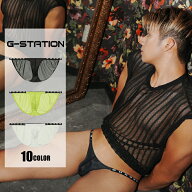 メンズビキニ ブリーフ G-Station/ジーステーション プレミアムチャイナ PERFECT SEE-THROUGH SIDE STRIN…