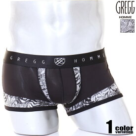 ボクサーパンツ メンズ GreggHomme/グレッグ・オム WILDCARD BOXER BRIEF 虎イラスト サイドストリング タイガー プリント 花　リアル ボクサーパンツ　男性下着　メンズ　パンツ