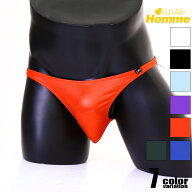 メンズビキニ【La-PommeHomme/ラポーム・オム】 フェリカ ハーフシーム シンプルデザイン フルバックビキ…