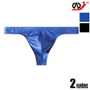 メンズTバック　WJ/ダブルジェイ フェイクレザー Tバック 立体縫製 ビキニ 男性下着 アンダーウェア セクシー