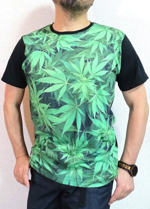 楽天市場】マリファナTシャツ☆大麻、ガンジャ、葉っぱ系【サイズ：M 